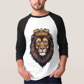 Regal Lion Crown Emblem T-Shirt (Vorderseite)