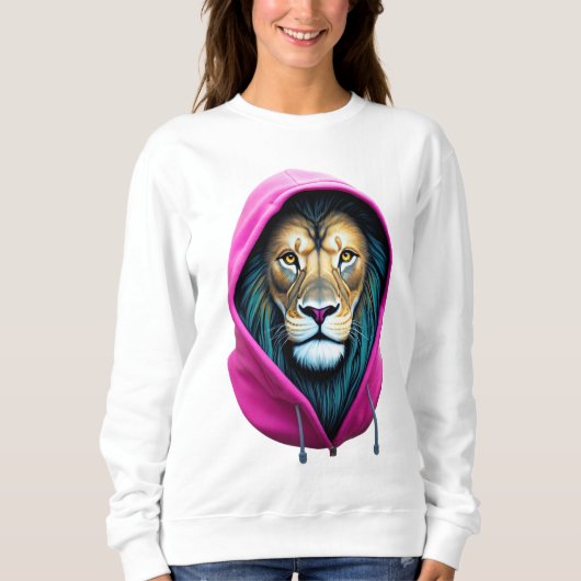 Regal Lion Sweatshirt - Fierce und modisch (Vorderseite)