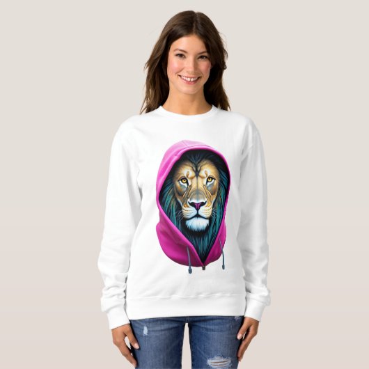 Regal Lion Sweatshirt - Fierce und modisch (Vorne ganz)