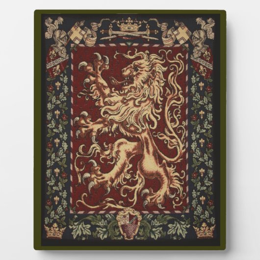 Regal Lion Tapestry Fotoplatte (Vorderseite)