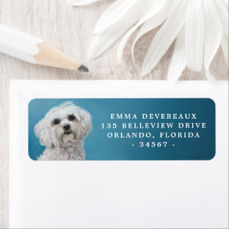 Regal Maltese Hunde-Rücksendeadresse