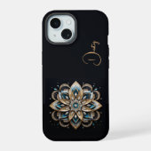 Regal Mandala Phone Case iPhone 15 Hülle (Rückseite)