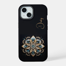 Regal Mandala Phone Case iPhone 15 Hülle