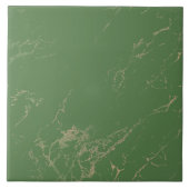 Regal Marble Rose Gold Green Tile Fliese (Vorderseite)