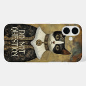 Regal Medieval Tuxedo Cat Rules Case-Mate iPhone Hülle (Rückseite (Horizontal))