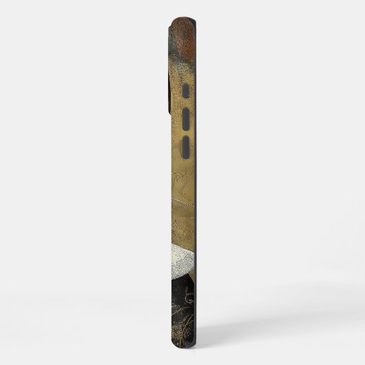 Regal Medieval Tuxedo Cat Rules iPhone Hülle (Linke Seite)