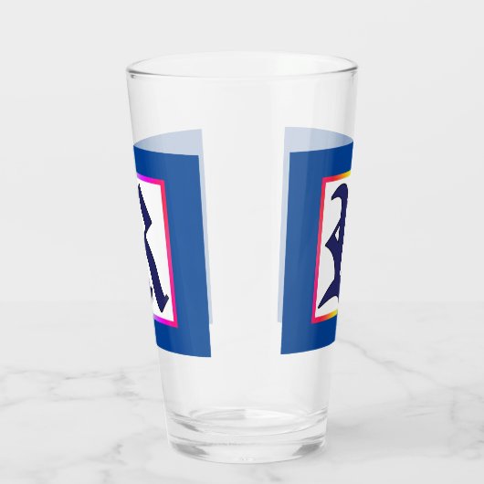 REGAL MONOGRAM, ANFANG R Bier Glas (Rechts)