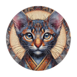 Regal Mythic verzierte Fantasy-Katze Schneidebrett