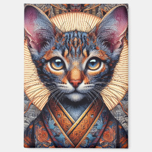 Regal Mythic verzierte Fantasy-Katzen-Planer Magnet
