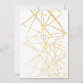 Regal Navy, Gold Watercolor Baby Shower Einladung (Rückseite)