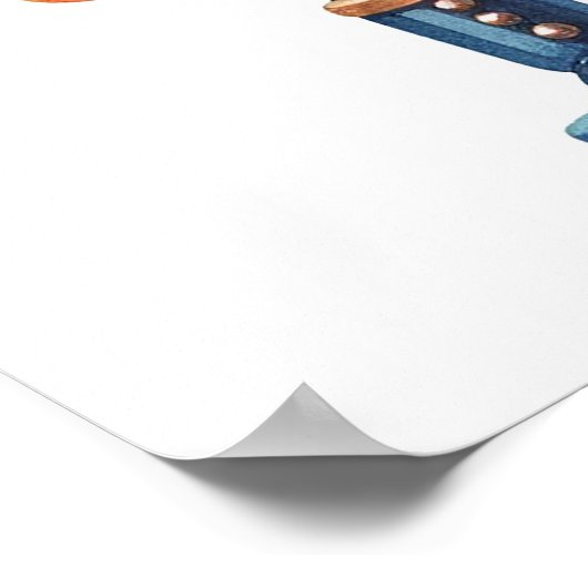 Regal Nutcracker Poster (Ecke)