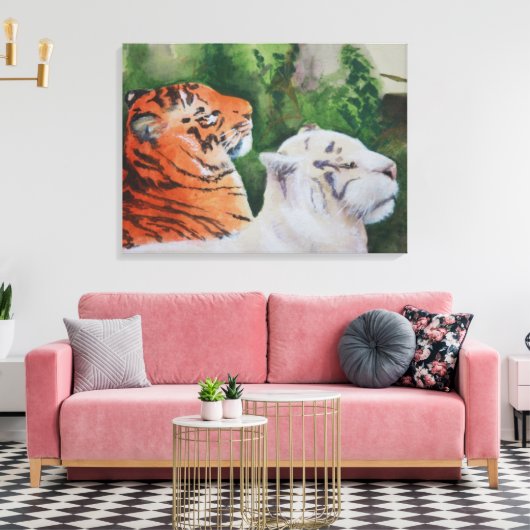 Regal Pair Leinwanddruck (Insitu (Wohnzimmer))