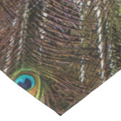 Regal Peacock mit Aquamarinem Blau und Goldplumage Tischdecke (Schrägansicht)