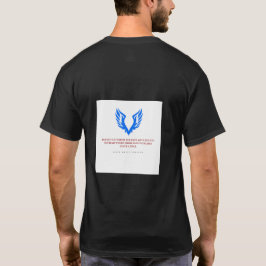 Regal Peacock Motif T-Shirt