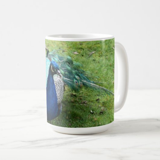 Regal Peacock Power  Kaffeetasse (VorderseiteRechts)