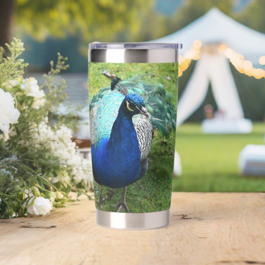 Regal Peacock Power Thermobecher (Hochzeit)
