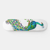 Regal Peacock Skateboard (Horizontal)