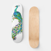Regal Peacock Skateboard (Vorderseite)