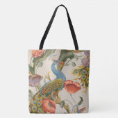 Regal Peacocks Tote Bag Tasche (Vorderseite)