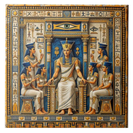 Regal Pharaohs Fliese (Vorderseite)