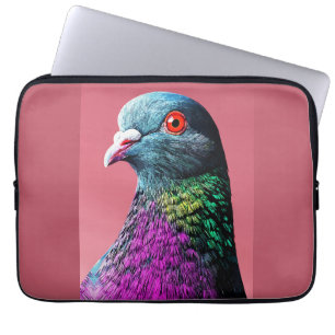 Regal Pigeon Majesty Vivid Realistisches Vogelport Laptopschutzhülle