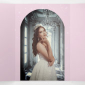 Regal Pink Quinceañera - Einladungen für kundenspe (Innenseite Mitte)