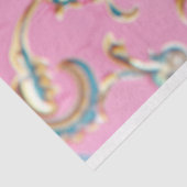 Regal Pink Vintage Pfauenpfauenspinne Kunst Seidenpapier (Ausschnitt)