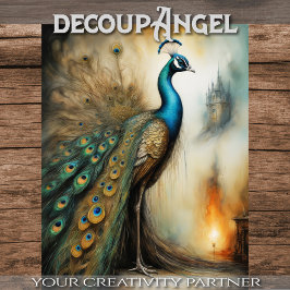 Regal Plumage - Decoupage - Seidenpapier