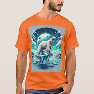 Regal Polar Bear auf dem arktischen Eisberg T-Shirt