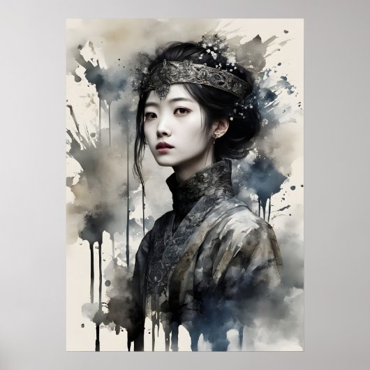 Regal Portrait of a Young woman Poster (Vorne)