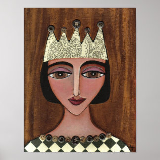Regal Queen Anna Maria - Druck Poster
