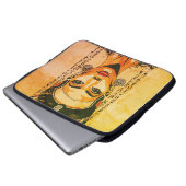 Regal Queen of Egypt - Moderne Neo-Pharao Art Laptopschutzhülle (Vorne Knopf)