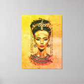 Regal Queen of Egypt - Moderne Neo-Pharao Art Leinwanddruck (Vorderseite)