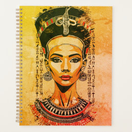 Regal Queen of Egypt - Moderne Neo-Pharao Art Planer