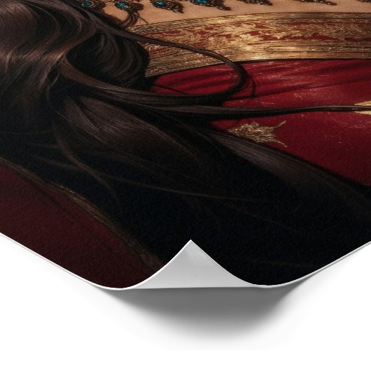 Regal Queen of Shadows Wall Art Poster (Ecke)