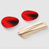 Regal Red Splash Fächer (Non-assembled)