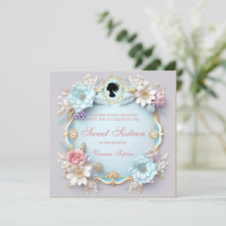Regal Regency Era 16 . Geburtstag Einladung