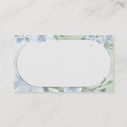 Regal Regency Wedding Platzkarte (Rückseite)