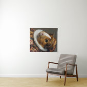 Regal Renaissance Guinea Pig Portrait Wandteppich (Beispiel (Horizontal))