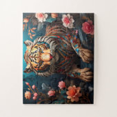 Regal Roar: Majestic Tiger Puzzle (Vertikal)