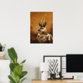 Regal Roe Deer Poster (Heimbüro)