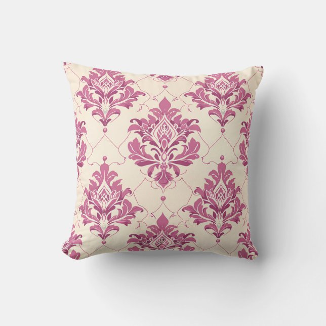 Regal Rose Damask Princesscore Kissen (Vorderseite)