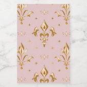 Regal Rose Glass Jar Lebensmitteletikett (Einzelnes Label)