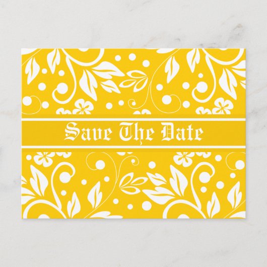 Regal Save the Date Postkarten (Vorderseite)