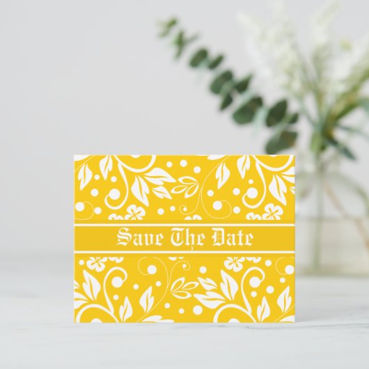 Regal Save the Date Postkarten (Stehend Vorderseite)