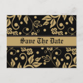 Regal Save the Date Postkarten (Vorderseite)