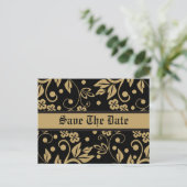 Regal Save the Date Postkarten (Stehend Vorderseite)