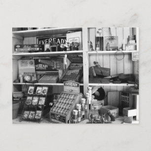 Regal-Schaufenster Postkarte