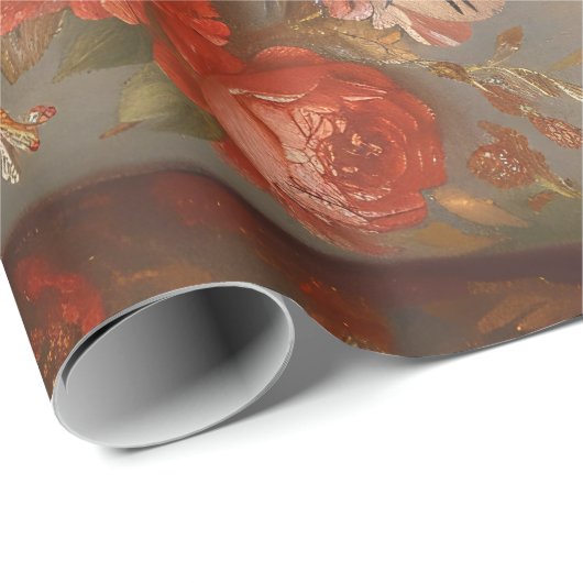 Regal Schipperke Dog Vintag Decoupage Geschenkpapier (Rolleneckpunkt)