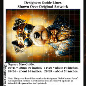 Regal Schnauzer Dog & Golden Crown EJ3 Decoupage Seidenpapier